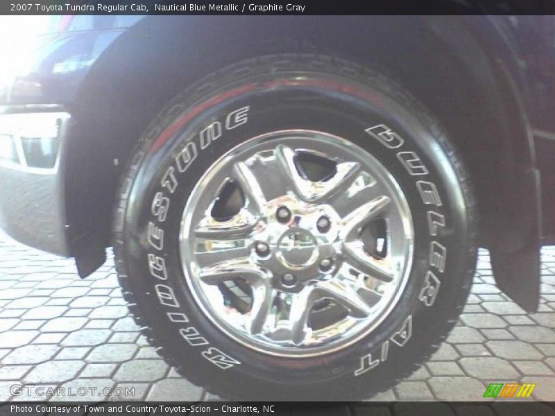 Nautical Blue Metallic / Graphite Gray 2007 Toyota Tundra Regular Cab