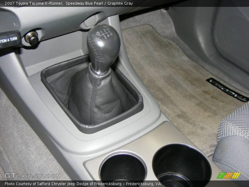 Speedway Blue Pearl / Graphite Gray 2007 Toyota Tacoma X-Runner