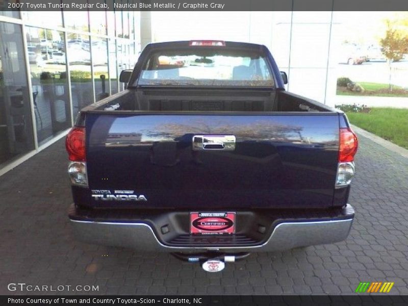 Nautical Blue Metallic / Graphite Gray 2007 Toyota Tundra Regular Cab