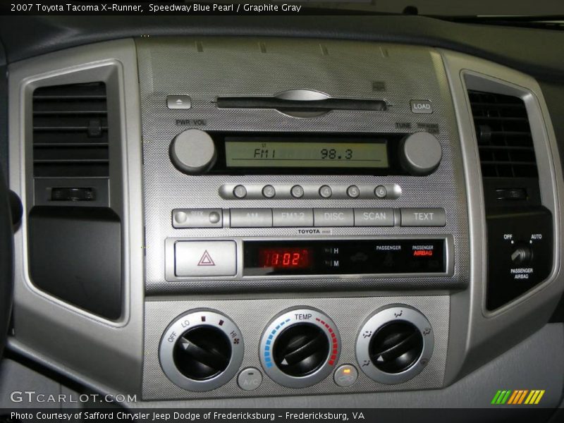 Speedway Blue Pearl / Graphite Gray 2007 Toyota Tacoma X-Runner
