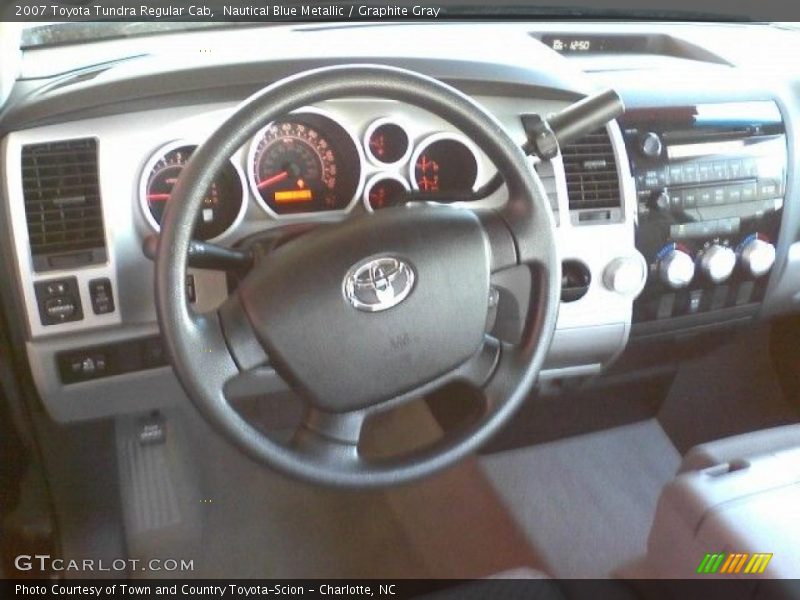 Nautical Blue Metallic / Graphite Gray 2007 Toyota Tundra Regular Cab