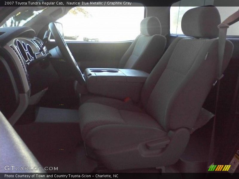 Nautical Blue Metallic / Graphite Gray 2007 Toyota Tundra Regular Cab