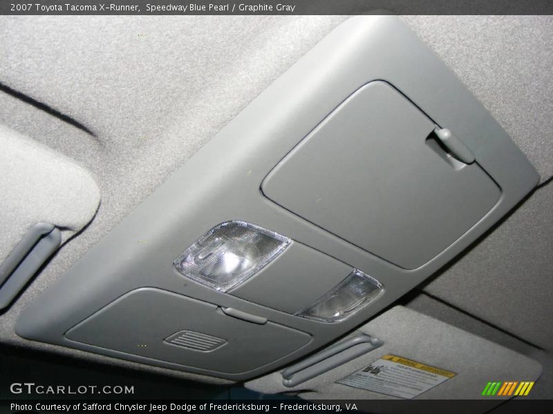 Speedway Blue Pearl / Graphite Gray 2007 Toyota Tacoma X-Runner