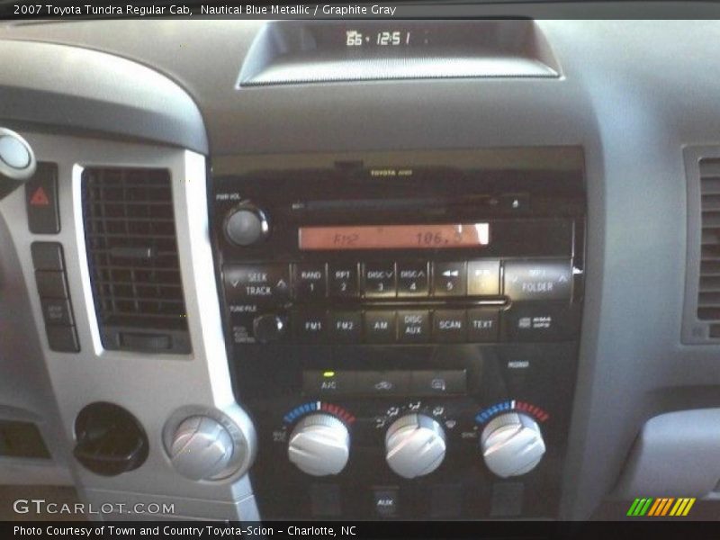 Nautical Blue Metallic / Graphite Gray 2007 Toyota Tundra Regular Cab