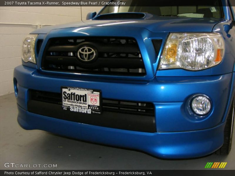 Speedway Blue Pearl / Graphite Gray 2007 Toyota Tacoma X-Runner