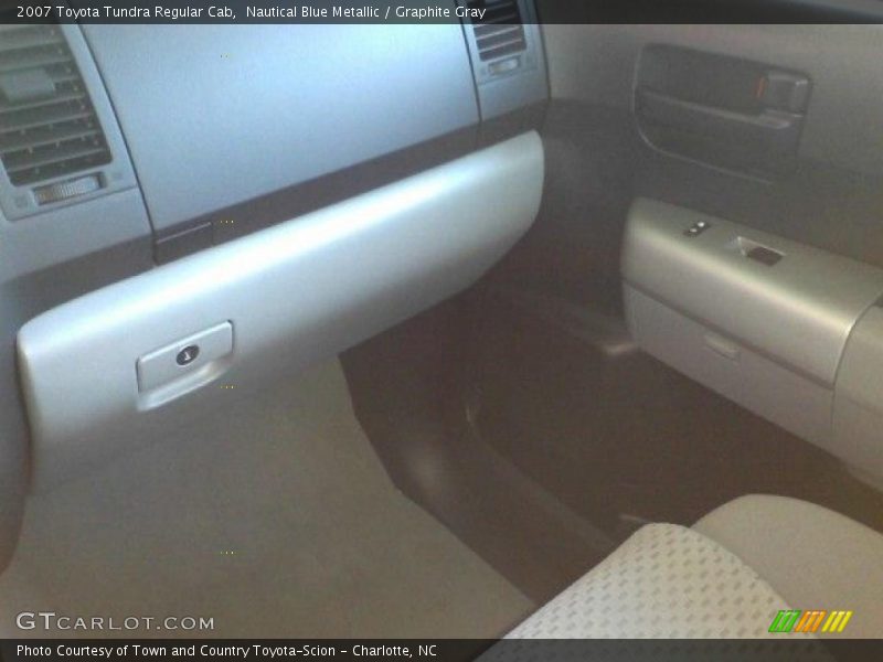 Nautical Blue Metallic / Graphite Gray 2007 Toyota Tundra Regular Cab
