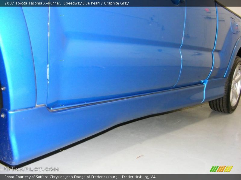 Speedway Blue Pearl / Graphite Gray 2007 Toyota Tacoma X-Runner