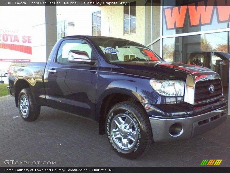 Nautical Blue Metallic / Graphite Gray 2007 Toyota Tundra Regular Cab