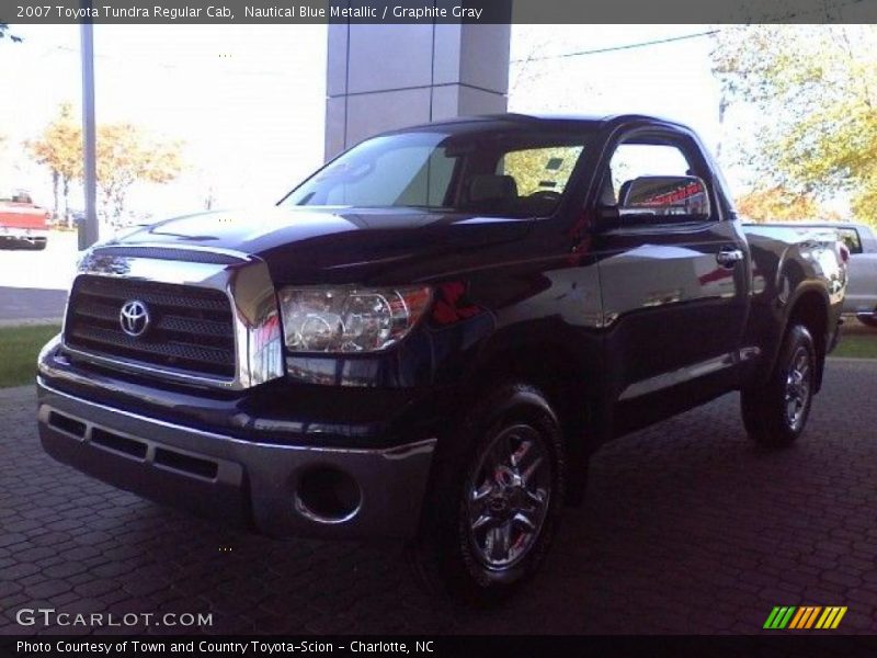Nautical Blue Metallic / Graphite Gray 2007 Toyota Tundra Regular Cab