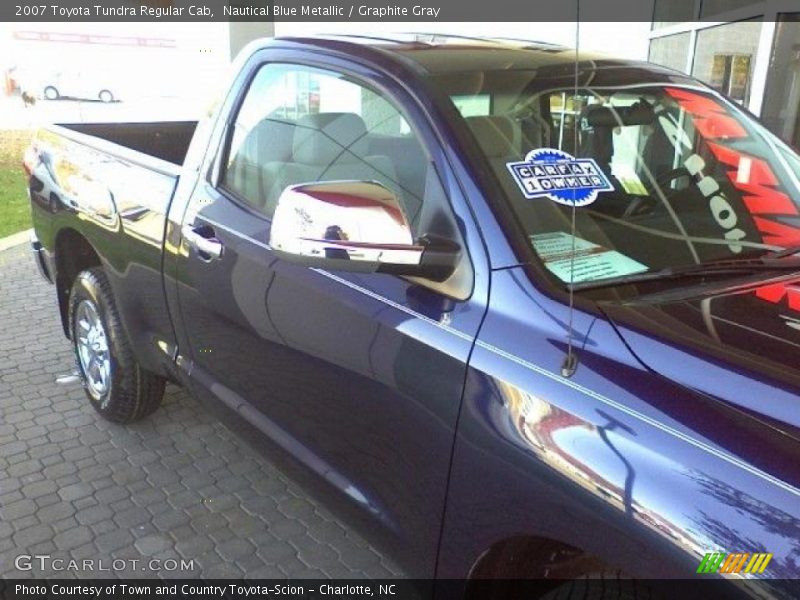 Nautical Blue Metallic / Graphite Gray 2007 Toyota Tundra Regular Cab