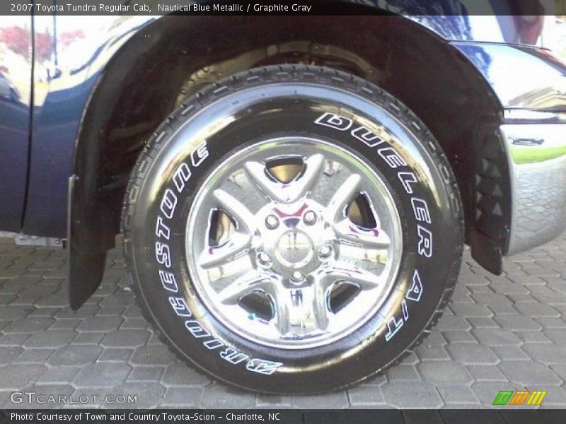 Nautical Blue Metallic / Graphite Gray 2007 Toyota Tundra Regular Cab