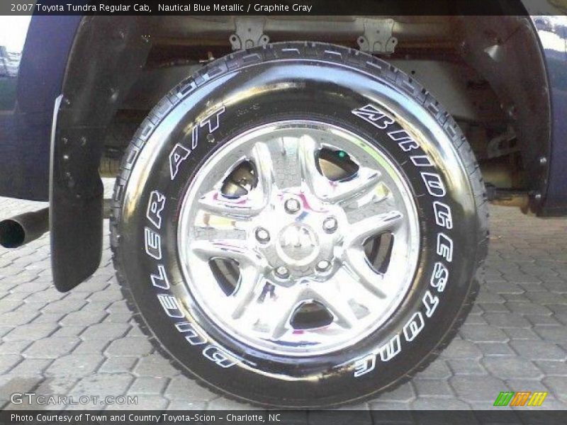 Nautical Blue Metallic / Graphite Gray 2007 Toyota Tundra Regular Cab