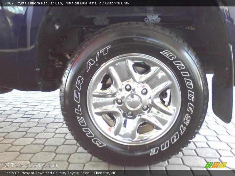 Nautical Blue Metallic / Graphite Gray 2007 Toyota Tundra Regular Cab