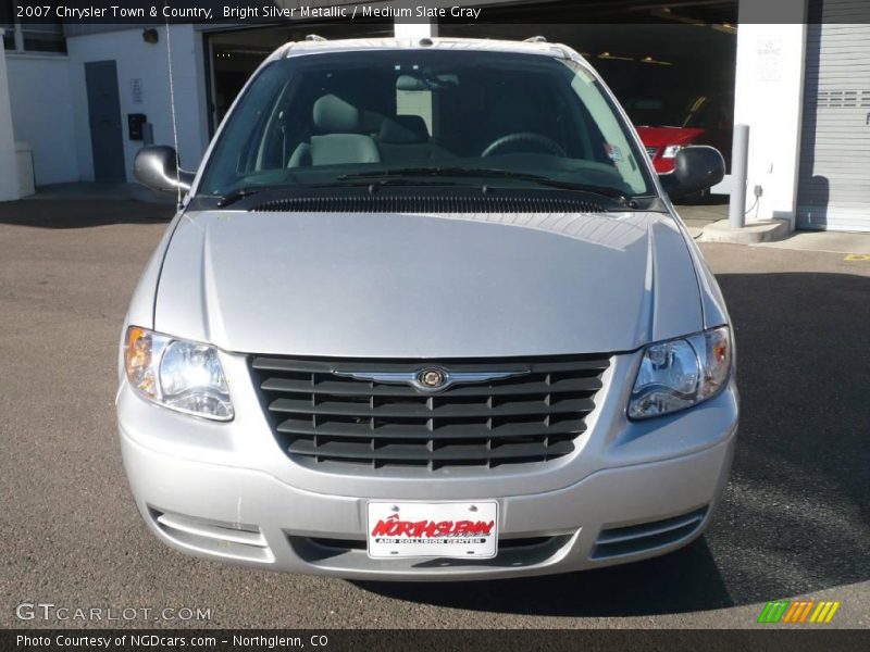 Bright Silver Metallic / Medium Slate Gray 2007 Chrysler Town & Country
