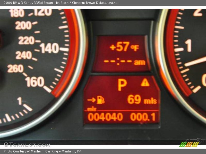 Jet Black / Chestnut Brown Dakota Leather 2009 BMW 3 Series 335xi Sedan