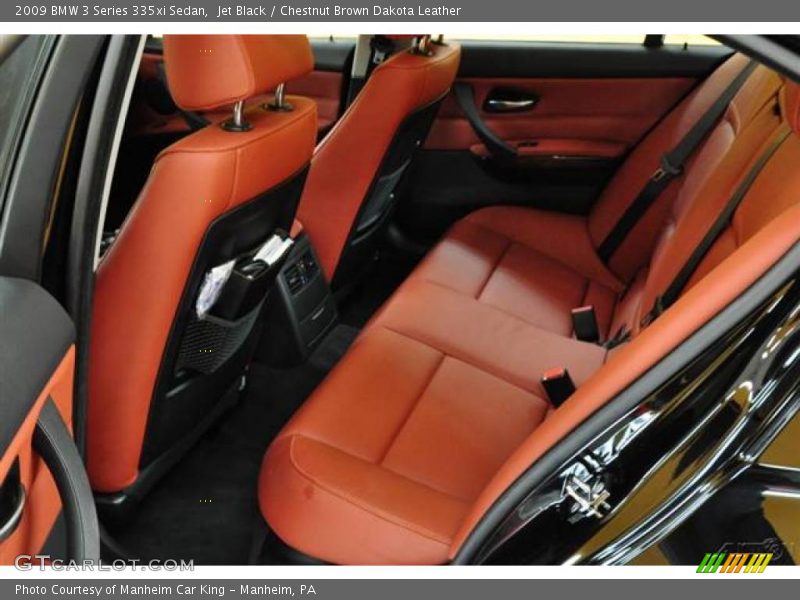 Jet Black / Chestnut Brown Dakota Leather 2009 BMW 3 Series 335xi Sedan