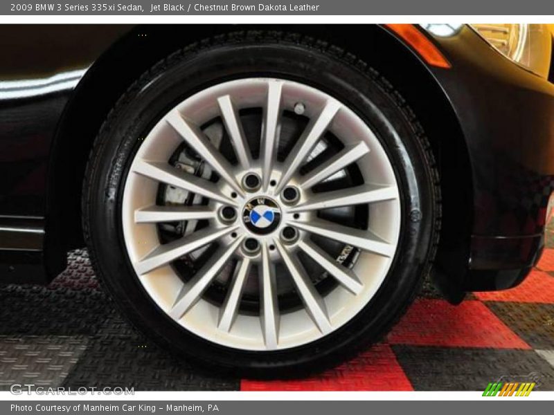 Jet Black / Chestnut Brown Dakota Leather 2009 BMW 3 Series 335xi Sedan