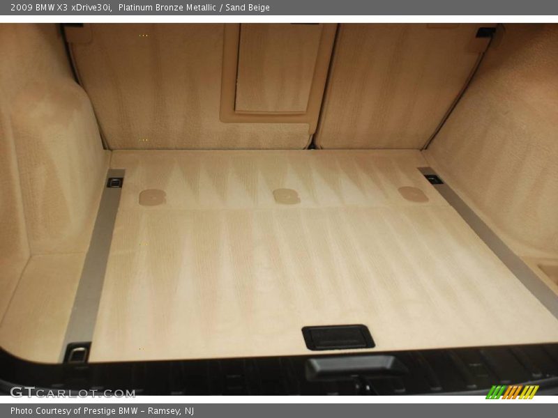 Platinum Bronze Metallic / Sand Beige 2009 BMW X3 xDrive30i