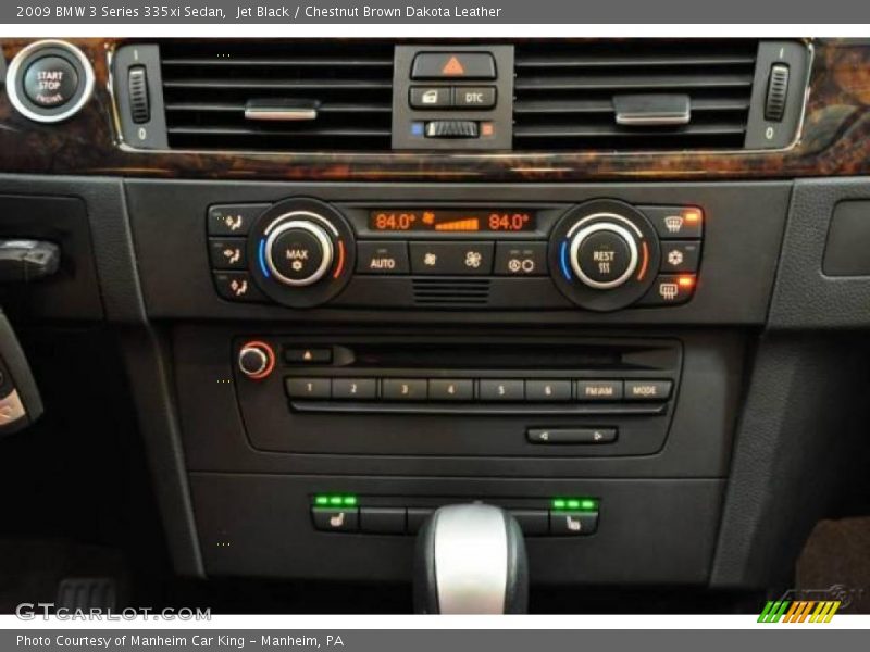 Jet Black / Chestnut Brown Dakota Leather 2009 BMW 3 Series 335xi Sedan