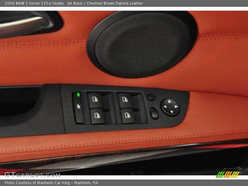 Jet Black / Chestnut Brown Dakota Leather 2009 BMW 3 Series 335xi Sedan
