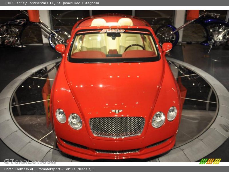 St. James Red / Magnolia 2007 Bentley Continental GTC