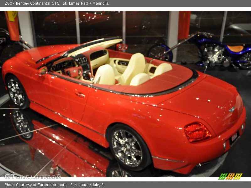 St. James Red / Magnolia 2007 Bentley Continental GTC