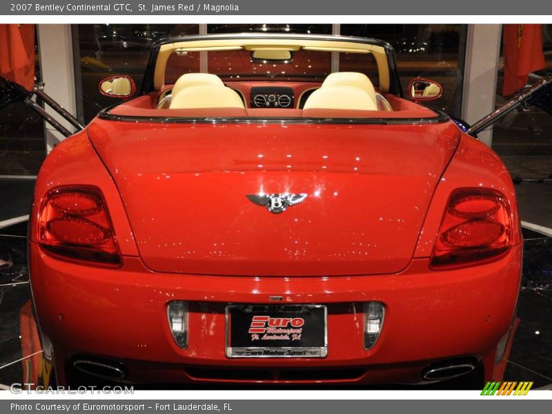 St. James Red / Magnolia 2007 Bentley Continental GTC