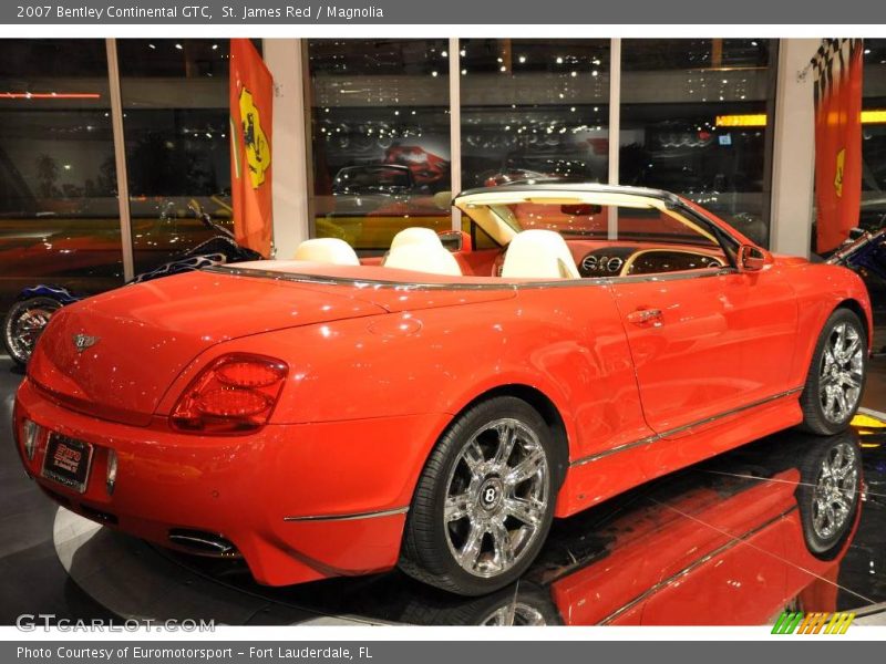 St. James Red / Magnolia 2007 Bentley Continental GTC