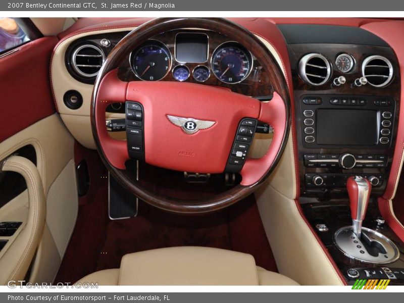 St. James Red / Magnolia 2007 Bentley Continental GTC