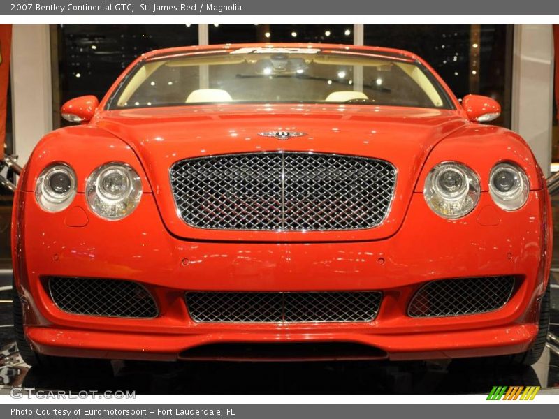 St. James Red / Magnolia 2007 Bentley Continental GTC