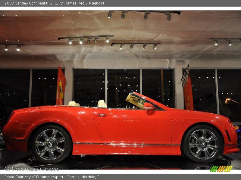 St. James Red / Magnolia 2007 Bentley Continental GTC