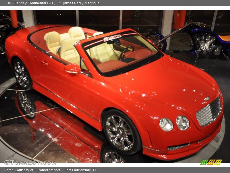 St. James Red / Magnolia 2007 Bentley Continental GTC