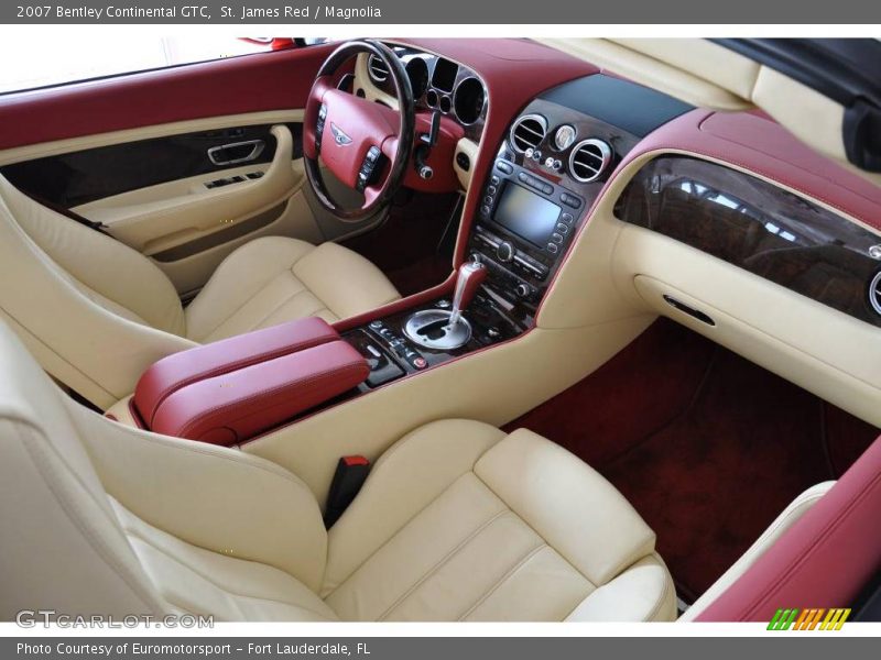 St. James Red / Magnolia 2007 Bentley Continental GTC