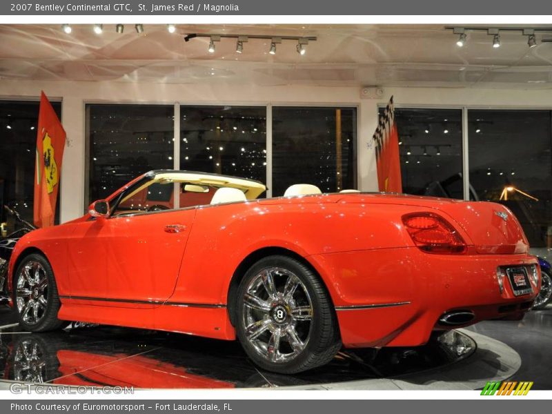 St. James Red / Magnolia 2007 Bentley Continental GTC