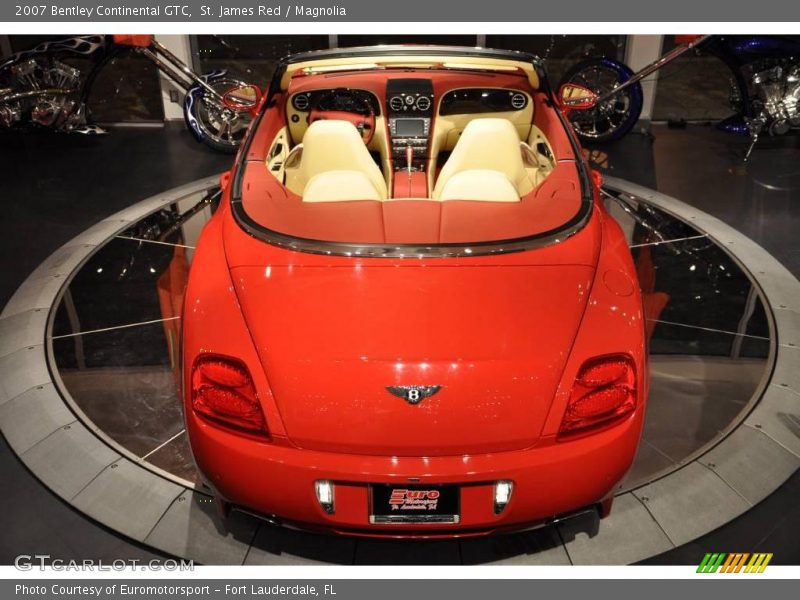 St. James Red / Magnolia 2007 Bentley Continental GTC