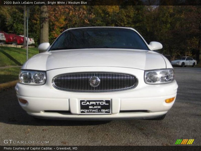 Bright White / Medium Blue 2000 Buick LeSabre Custom
