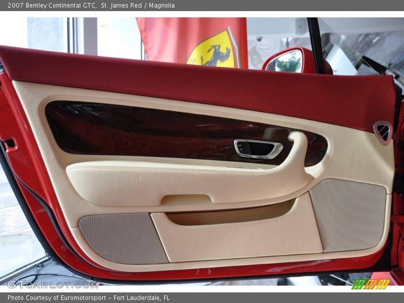 St. James Red / Magnolia 2007 Bentley Continental GTC