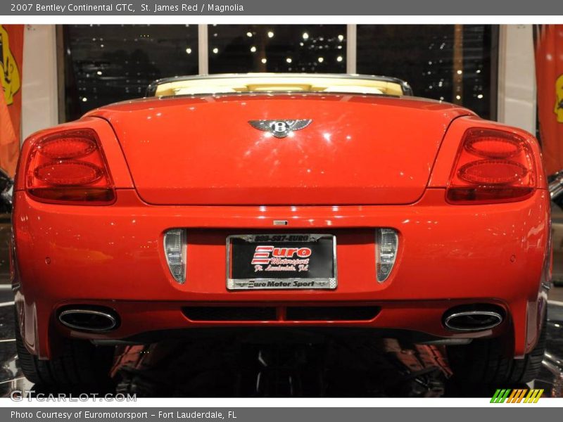 St. James Red / Magnolia 2007 Bentley Continental GTC