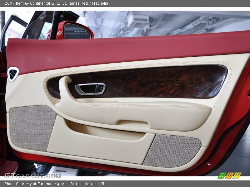 St. James Red / Magnolia 2007 Bentley Continental GTC