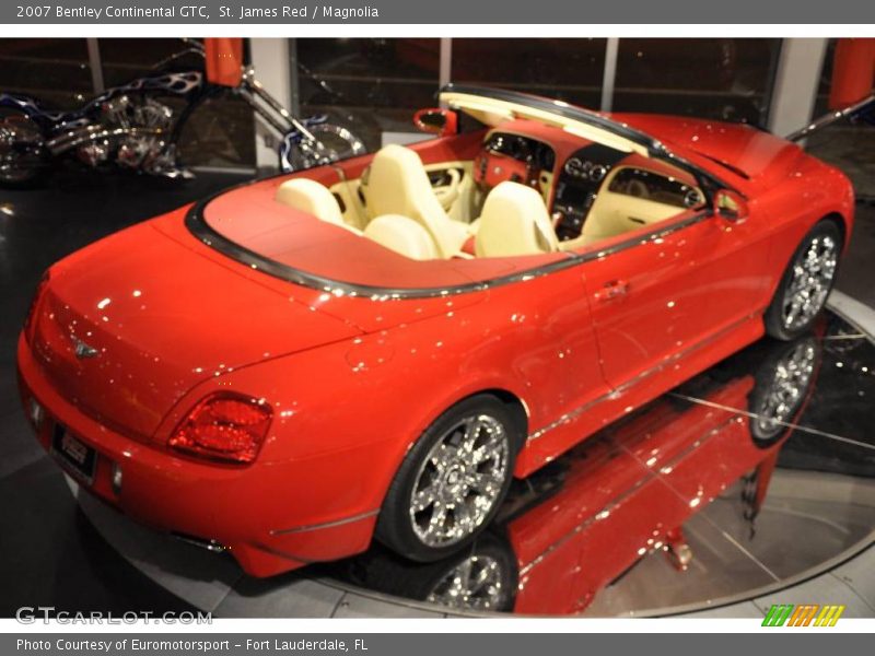 St. James Red / Magnolia 2007 Bentley Continental GTC