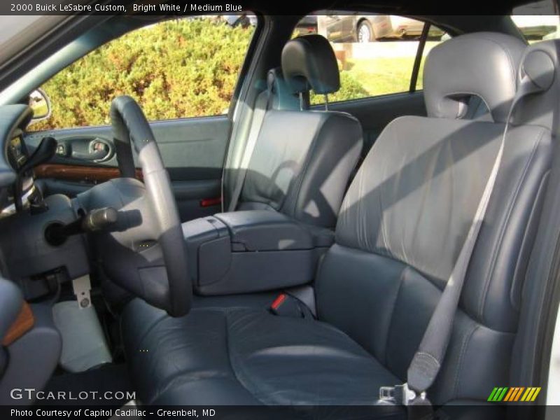 Bright White / Medium Blue 2000 Buick LeSabre Custom