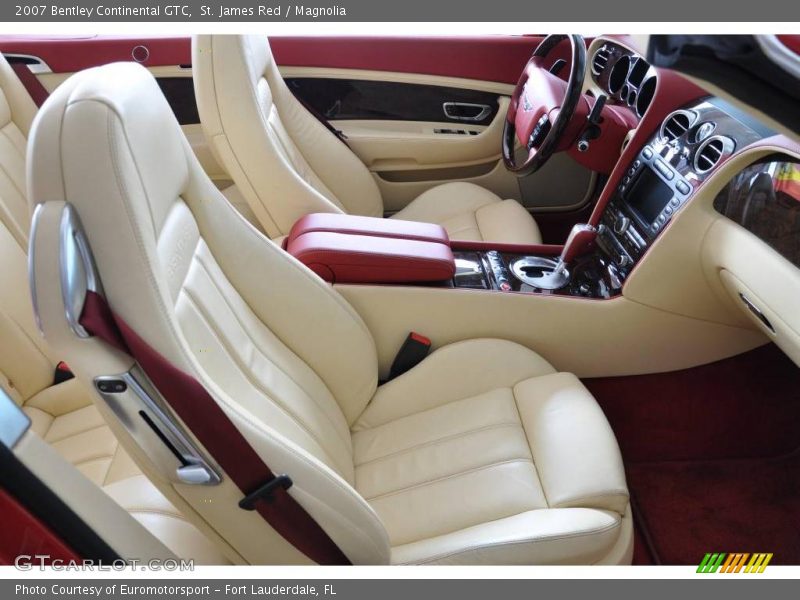 St. James Red / Magnolia 2007 Bentley Continental GTC