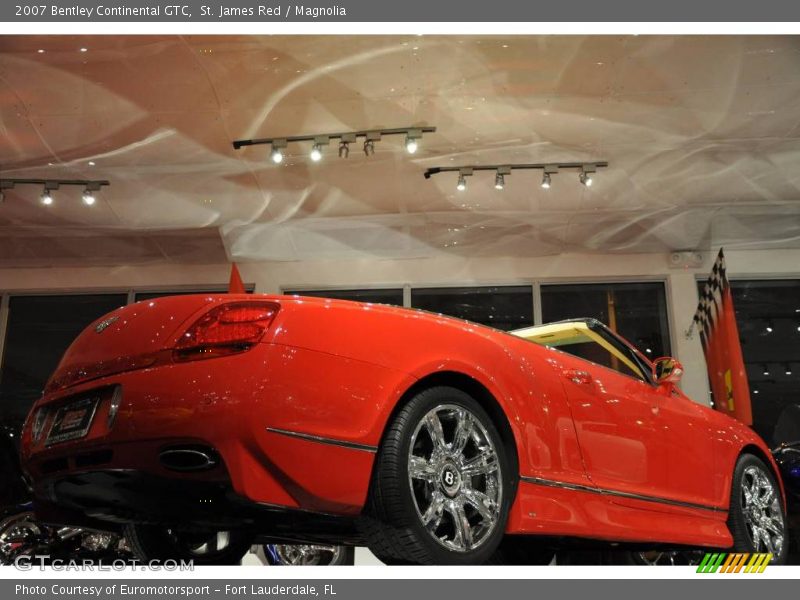 St. James Red / Magnolia 2007 Bentley Continental GTC
