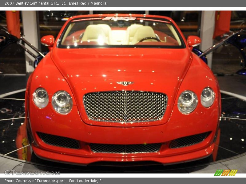 St. James Red / Magnolia 2007 Bentley Continental GTC