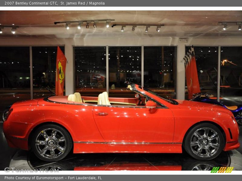 St. James Red / Magnolia 2007 Bentley Continental GTC