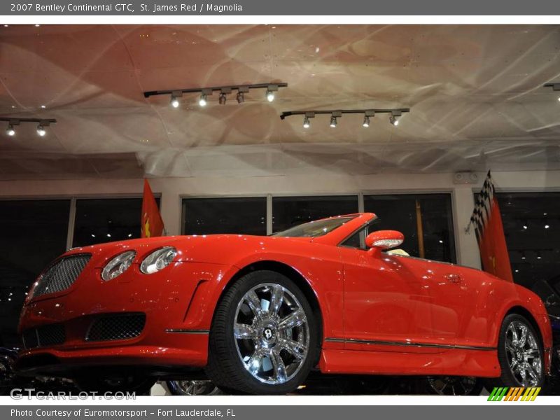 St. James Red / Magnolia 2007 Bentley Continental GTC