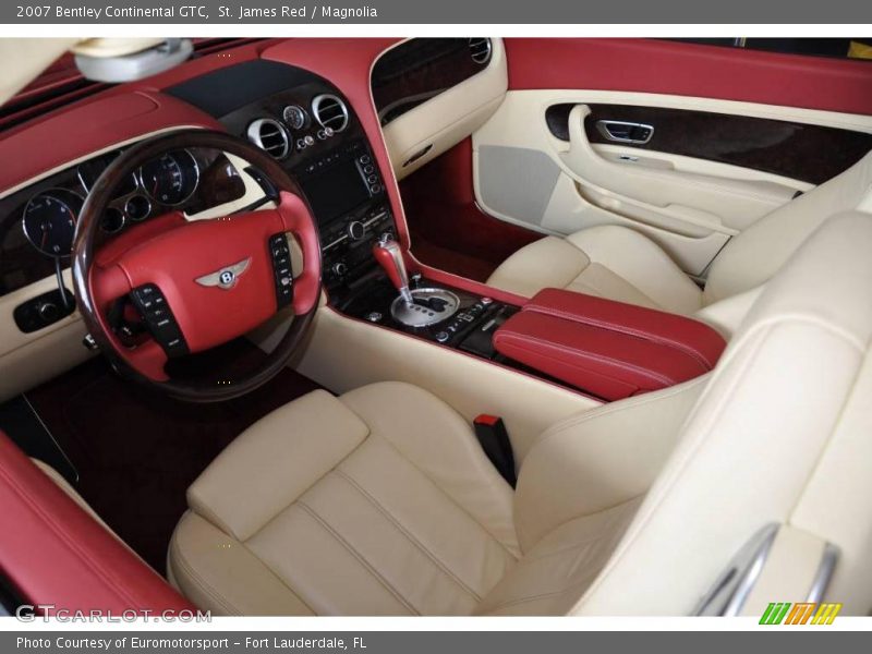 St. James Red / Magnolia 2007 Bentley Continental GTC