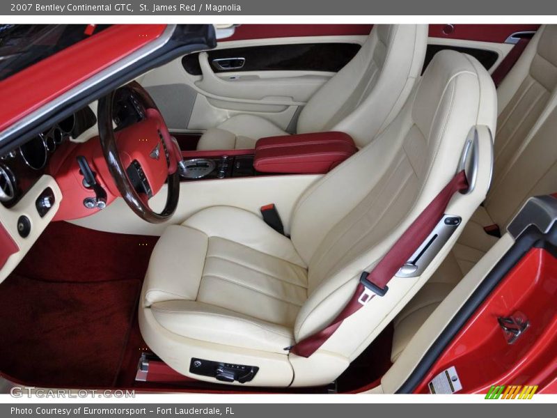St. James Red / Magnolia 2007 Bentley Continental GTC