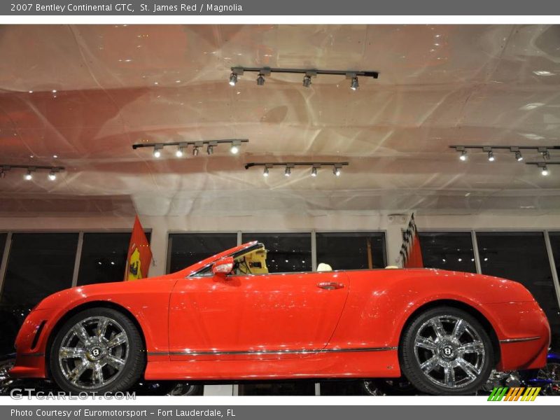 St. James Red / Magnolia 2007 Bentley Continental GTC