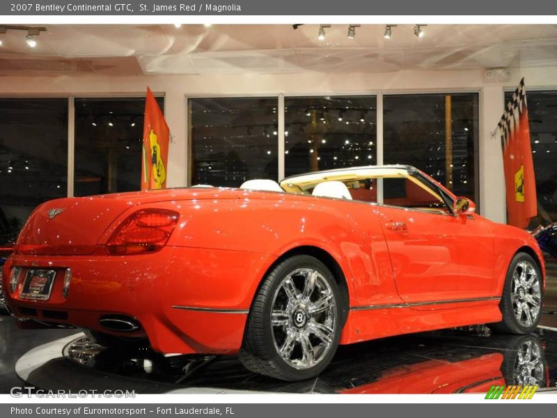 St. James Red / Magnolia 2007 Bentley Continental GTC